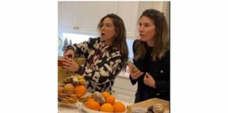 BBB22: Tias Patrícia e Rebeca se divertem na torcida por Tiago Abravanel