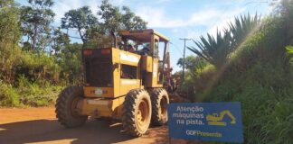 Mais de 150 toneladas de cascalho para vias da região rural do Paranoá