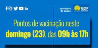 Pontos de vacinação infantil em Ceilândia, Samambaia e Santa Maria