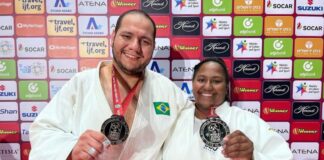 Beatriz Souza e Rafael Silva faturam prata em Grand Slam de Judô