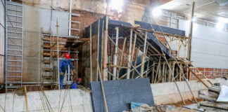 Começa concretagem das escadas de emergência do Túnel de Taguatinga