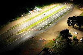 CEB instala nova iluminação pública em frente ao posto da PRF, na BR-020 brasilia