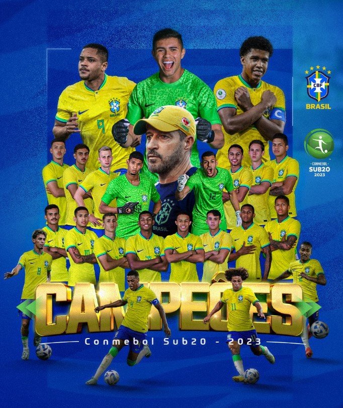 Brasil volta a conquistar Sul-Americano sub-20 após hiato de 12 anos esporte