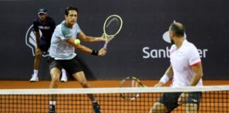 Marcelo Melo disputa esta noite vaga na final de duplas do Rio Open