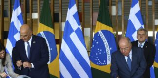 Brasil e Grécia firmam cooperação em defesa, serviços aéreos e turismo