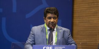 Presidente da CBF, Ednaldo Rodrigues toma posse no Conselho da Fifa