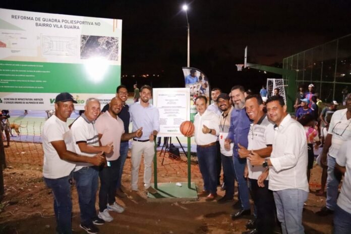 Quadra de esportes da velha vila guaíra é inaugurada brasilia