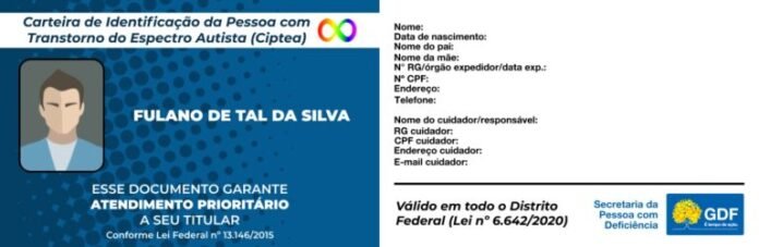 GDF já emitiu cerca de 4 mil carteiras para pessoas com autismo brasilia