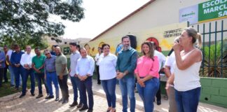 Dra. Zeli participa de inauguração da praça de acesso à Escola Municipal Marcus Salerno e CMEI Angélica Costa Santos