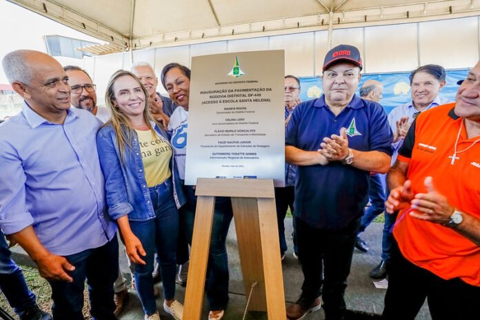 Inaugurada pavimentação de 6 km na DF-440 brasilia