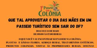 Circuito Turístico Rural da Rajadinha vai comemorar o Dia das Mães