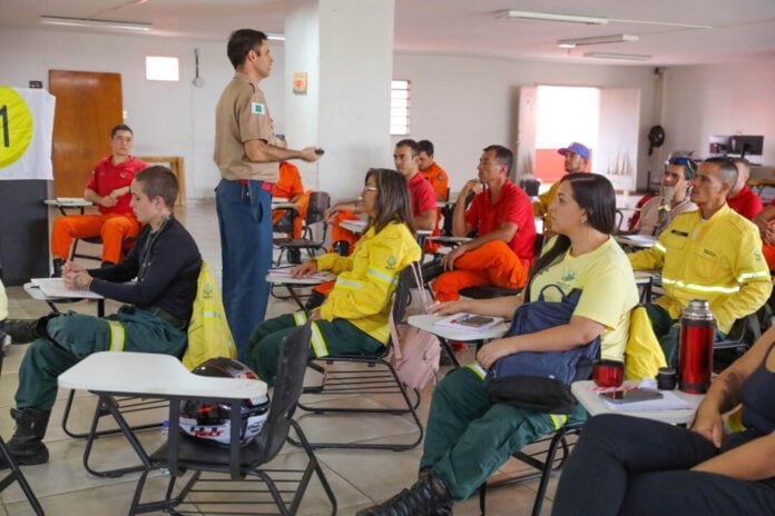 Servidores são capacitados para prevenção e combate a incêndios florestais brasilia