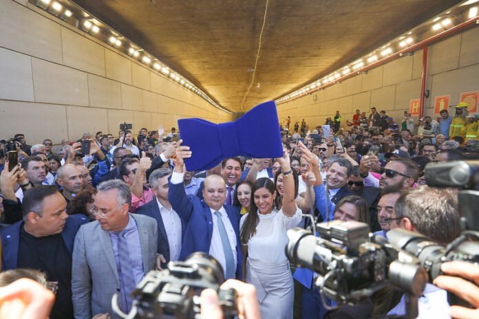 Governador Ibaneis Rocha entrega Túnel Rei Pelé, maior obra de sua gestão brasilia