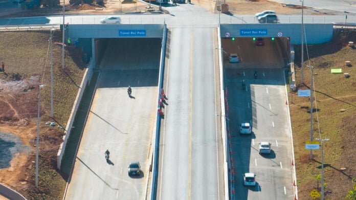 Túnel Rei Pelé transforma o centro de Taguatinga brasilia