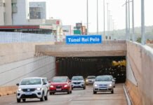 Túnel Rei Pelé terá interdição parcial para manutenção programada