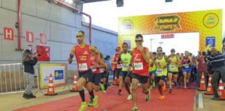 Mais de 1,5 mil pessoas cruzam o Túnel Rei Pelé em corrida de rua