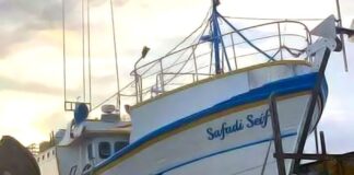 Marinha resgata cinco tripulantes após naufrágio de embarcação pesqueira em Santa Catarina