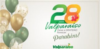 VALPARAÍSO COMPLETA 28 ANOS DE EMANCIPAÇÃO POLÍTICA NESTA QUINTA-FEIRA (15)