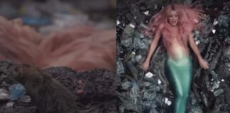 Shakira compartilha momento inusitado em gravação de clipe como sereia
