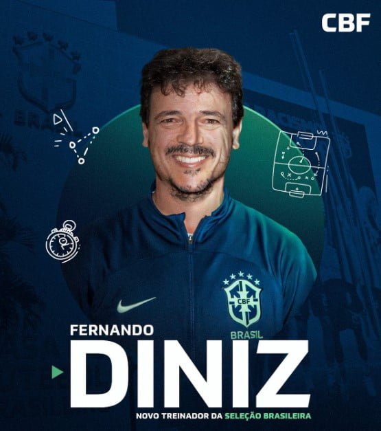 Fernando Diniz realiza sonho ao assumir a seleção brasileira esporte