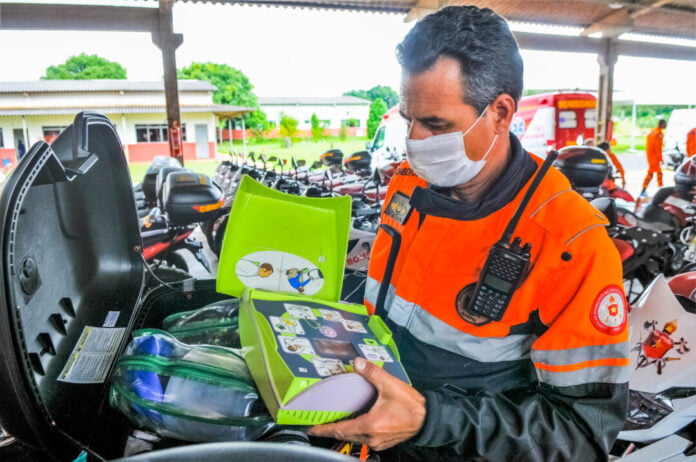 Motos viram aliadas dos bombeiros no resgate de vítimas de acidente no DF brasilia