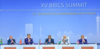 Em declaração conjunta, líderes do BRICS anunciam a entrada de seis novos países