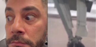 Evaristo Costa diverte e preocupa fãs com brincadeira em Voo