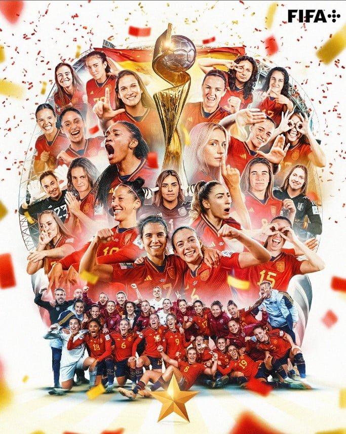 Espanha conquista a Copa do Mundo de Futebol Feminino esporte