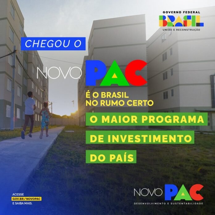 Campanha detalha investimentos no Novo PAC mundo economia