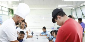 Oficina orienta alunos de escolas públicas sobre alimentação saudável