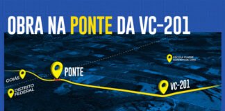Construção da ponte sobre o Ribeirão Contagem ganha estrutura