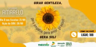 SETEMBRO AMARELO: CAMPANHA MUNICIPAL REALIZA ‘DIA D’ NAS ESCOLAS