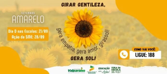 SETEMBRO AMARELO: CAMPANHA MUNICIPAL REALIZA ‘DIA D’ NAS ESCOLAS brasilia