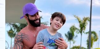 Gusttavo Lima compartilha momento com o filho Gabriel e emociona seguidores
