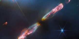 Nasa Revela Imagem Inédita do Fluxo de Matéria de uma Jovem Estrela