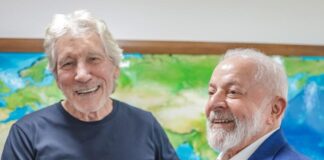 Presidente Lula recebe Roger Waters no Palácio Planalto
