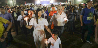 Governador participa de missa em homenagem a Nossa Senhora Aparecida