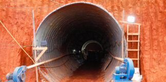 Túneis escavados do Drenar DF começam a ser concretados