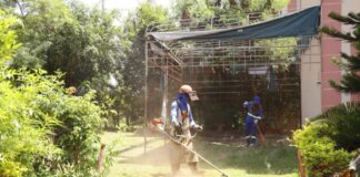 Secretaria de infraestrutura, habitação e serviços urbanos reforça limpeza urbana em Valparaíso