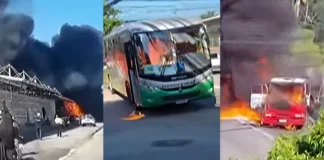 Ataques a trens e ônibus no Rio de Janeiro impactam a circulação na zona oeste