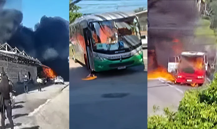Ataques a trens e ônibus no Rio de Janeiro impactam a circulação na zona oeste mundo