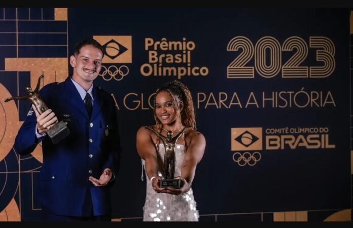 Prêmio Brasil Olímpico 2023 destaca Marcus D'Almeida e Rebeca Andrade como melhores atletas esporte