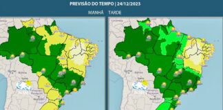 Noite de Natal: Previsão de chuvas em diversas capitais do Brasil