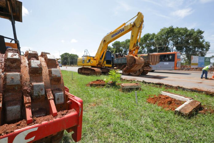 Epig será a próxima via totalmente reconstruída em concreto no DF brasilia