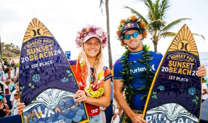 Austrália brilha na segunda etapa do Circuito Mundial de Surfe em Sunset Beach esporte