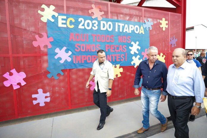 Itapoã ganha escola classe com capacidade para 1,2 mil alunos brasilia