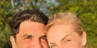 Ana Hickmann e Edu Guedes: alegria entre amigos