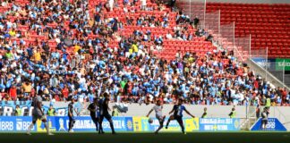 Campanha de combate ao assédio e à violência é destaque na final do Candangão