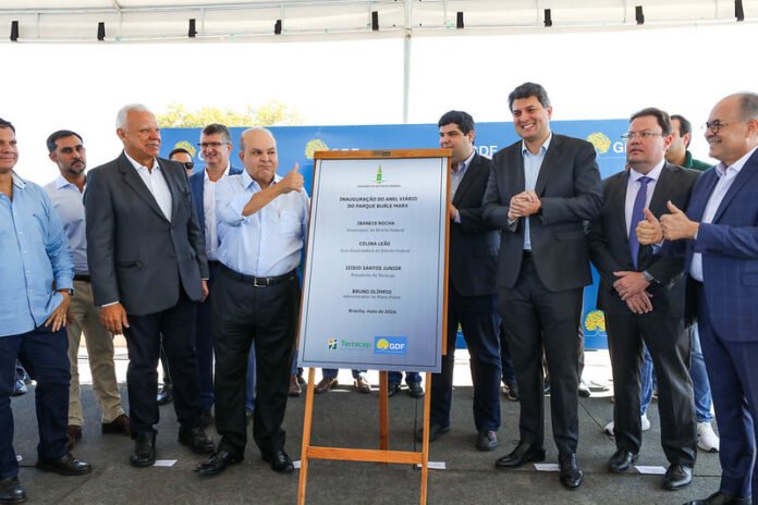 Governador inaugura anel viário do Parque Burle Marx e anuncia novo viaduto do Noroeste brasilia