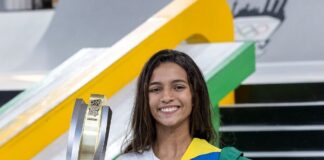 Rayssa Leal vence etapa do pré-olímpico de skate em Xangai